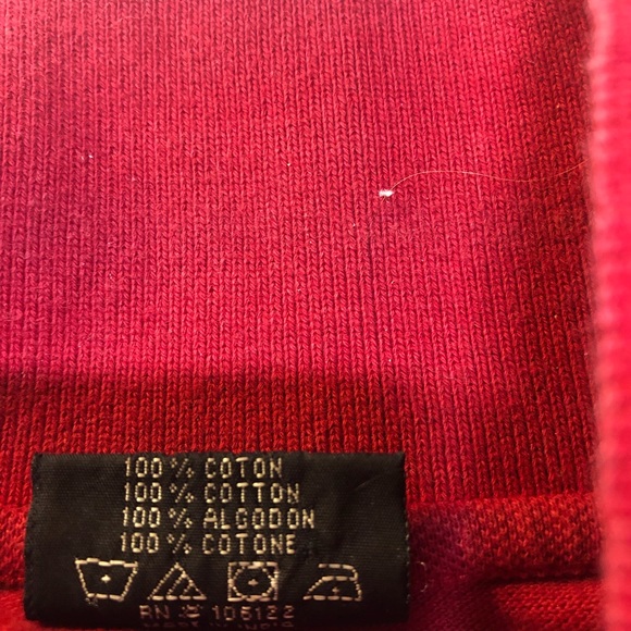 Vintage Monaco Grand Prix Motor Racing F1 Polo Red Size L - Picture 4 of 12